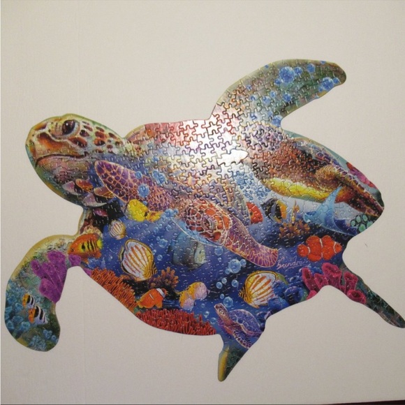 Turtle shaped Puzzle 470 pieces - Picture 7 of 9